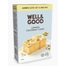 Well & Good Lemon Coconut Cake with Goji Berry Icing 475g